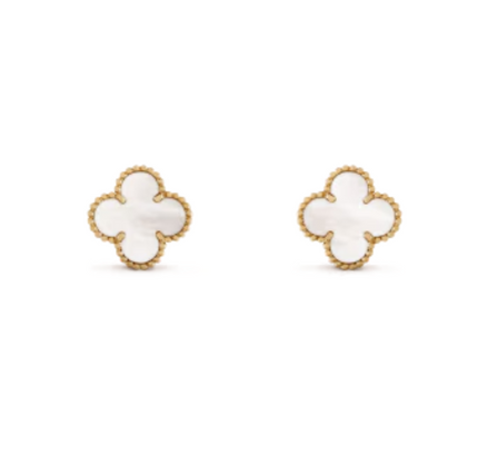 Vintage 4-leaf clover earrings